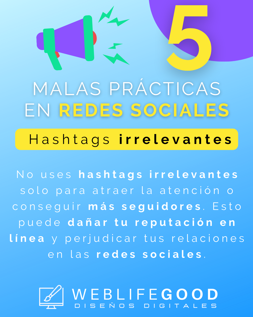 Malas practicas redes sociales