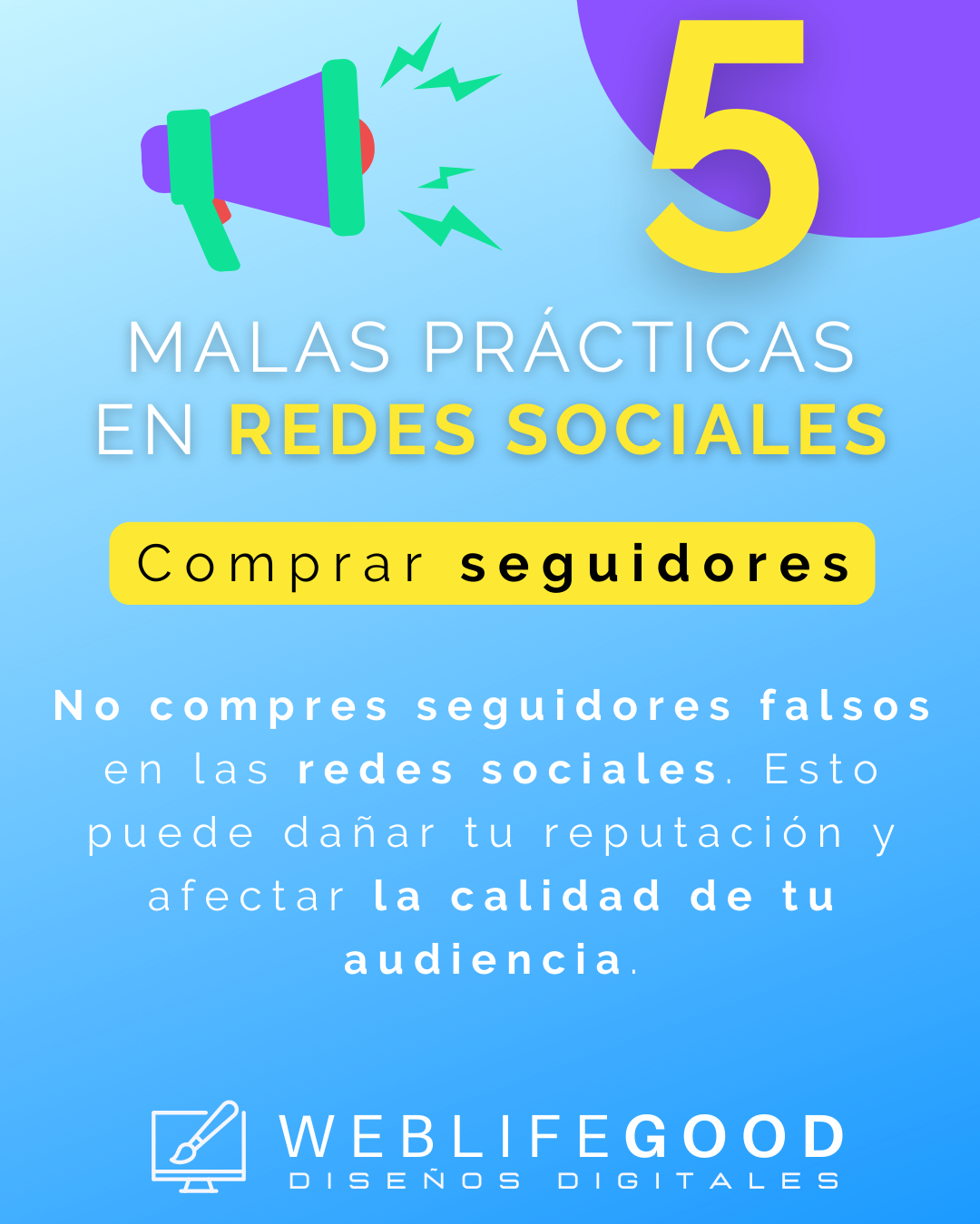 Malas practicas redes sociales